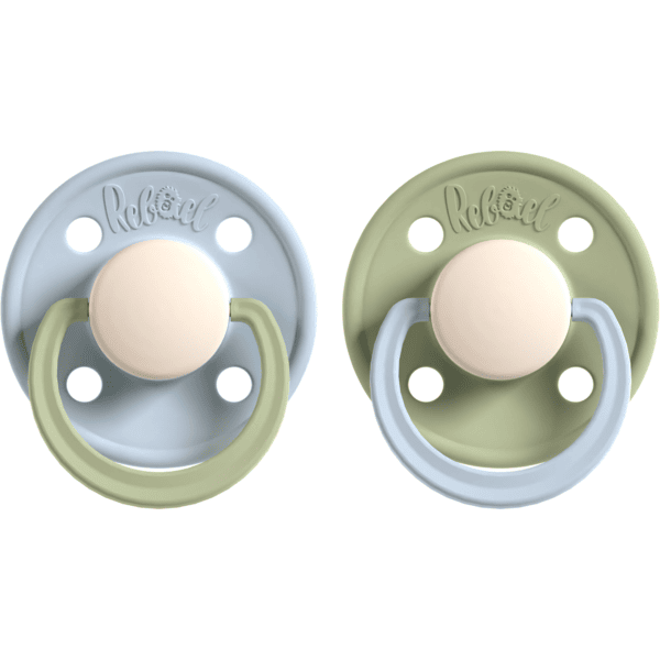 Rebael Dummy 2-pack 6+M Cold Pearl y Dolfijn/Wolk Pearl y Elephant 