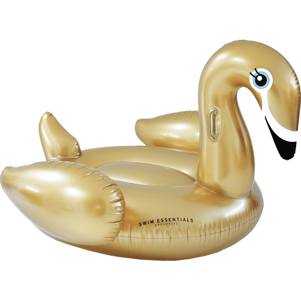 Swim Essential s Uppblåsbar Swan Gold XL