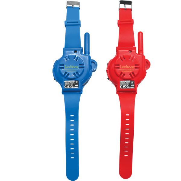 LEXIBOOK Montre talkie-walkie enfant Pat Patrouille boussole portée 200 m  lot de 2