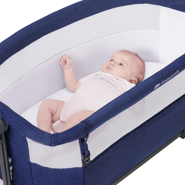 KINDERKRAFT - Cuna para bebés 2en1 BEA gris