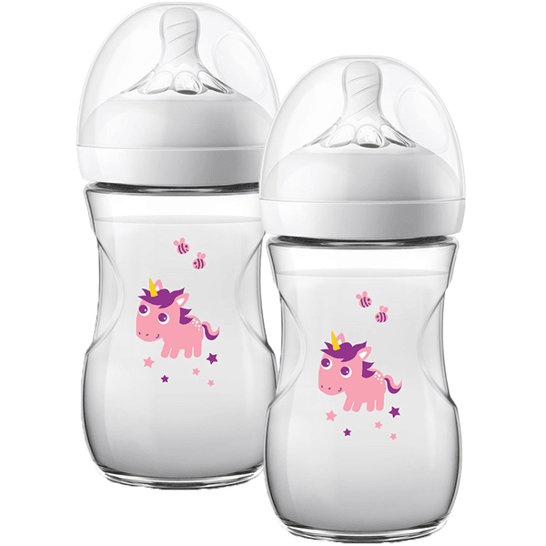 Philips Avent Natural pullo SCF070/25, 260ml, 2 kpl, yksisarvinen.