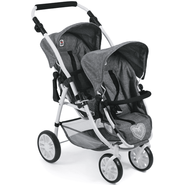 ornament Subtropisch aftrekken BAYER CHIC 2000 Tandem-Buggy VARIO Jeans grey | pinkorblue.be