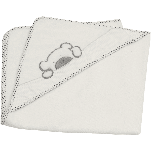 BeBes Collection Cape de bain enfant Big Willi gris 100x100 cm