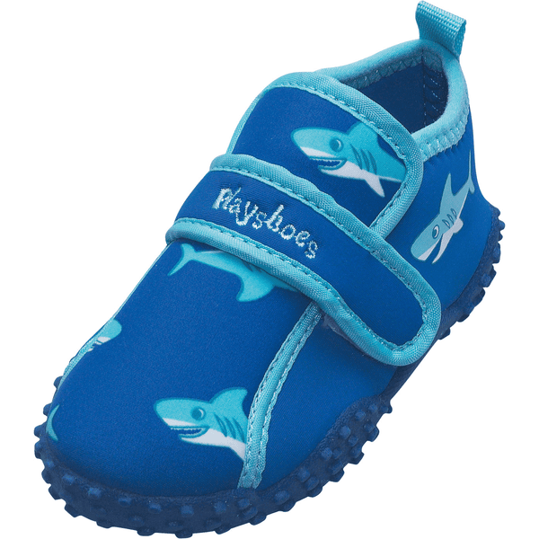 Playshoes Chaussons de bain enfant requin bleu