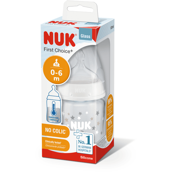 NUK biberon First Choice + Temperature Control anti-colic 0-6 mois