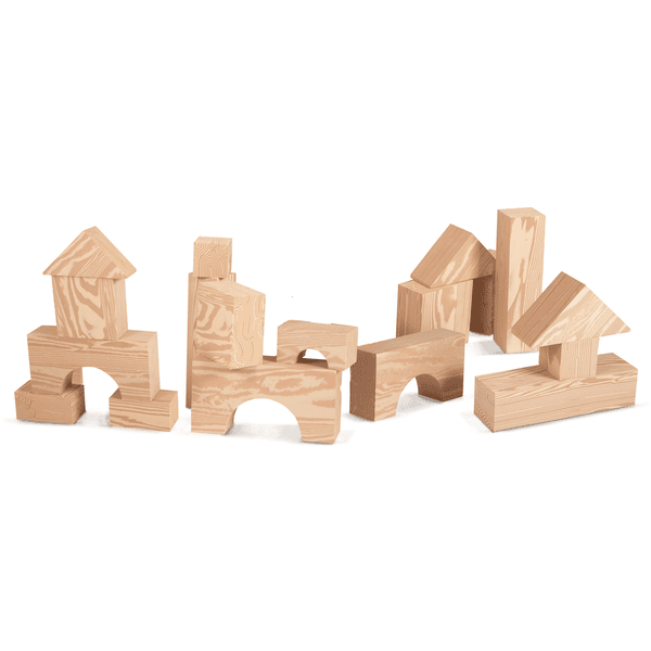 Edushape 32 bloques de construcción similares a la madera