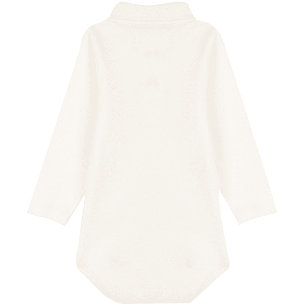 Petit Bateau Body b b manches longues col polo coton blanc