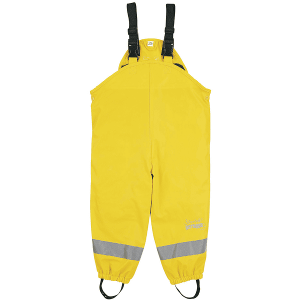 Sterntaler Salopette de pluie enfant doublée jaune