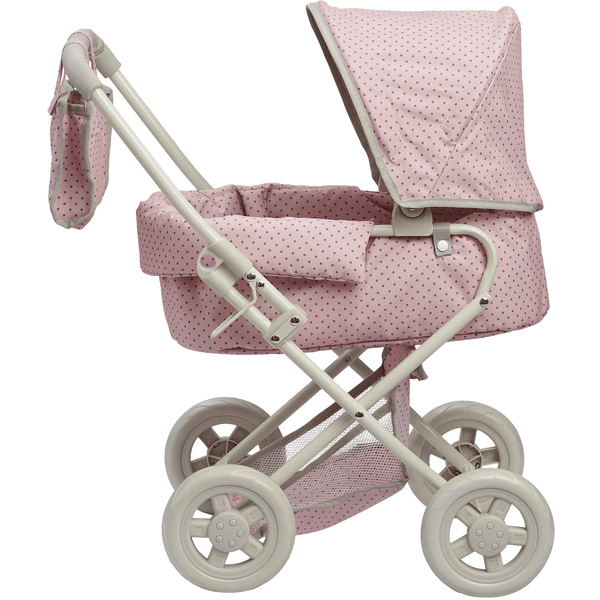 Teamson Kids Poussette poupon Princess Deluxe, Dots