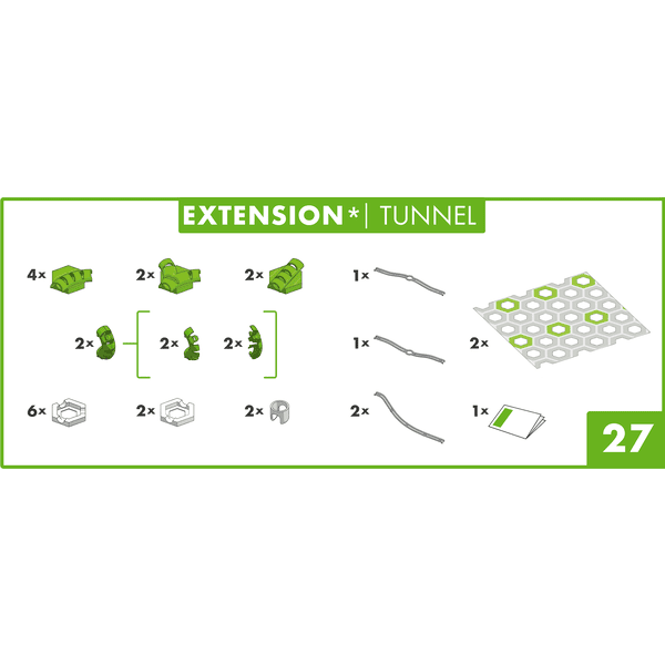 Ravensburger Tunnel di estensione GraviTrax 