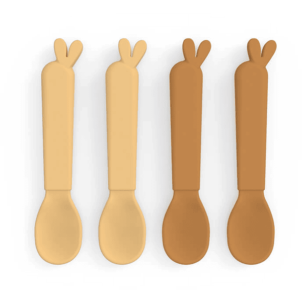 Done by Deer ™ Kiddish Spoon 4-pack Lalee Mustard Yellow