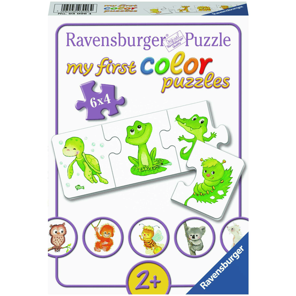 Ravensburger Mes first color puzzles - Mes enfants animaux préférés