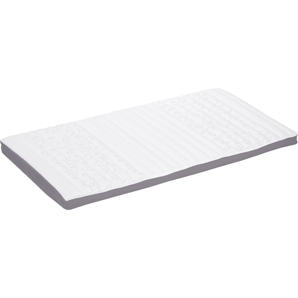 Alvi ® Colchón para cuna de viaje enrollado blanco 60 x 120 cm 