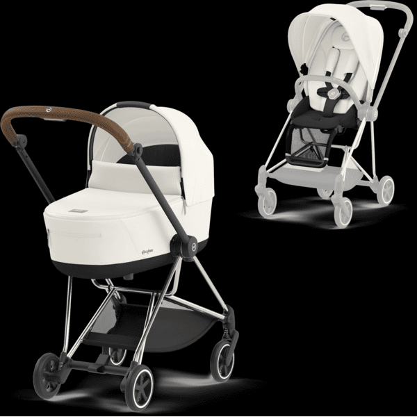 cybex PLATINUM Kombikinderwagen New Mios Chrome Brown Off White