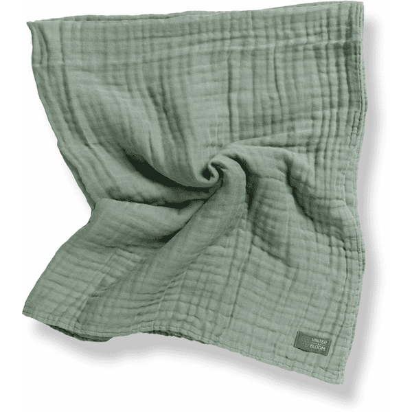 VINTER&BLOOM Kuscheldecke Layered Muslin Jade Green