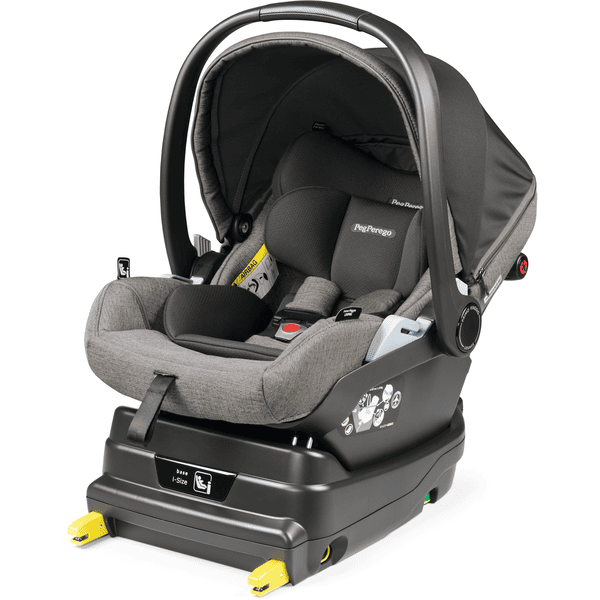 Peg Perego Siège auto cosy Primo Viaggio Lounge City Grey, base i-Size noir