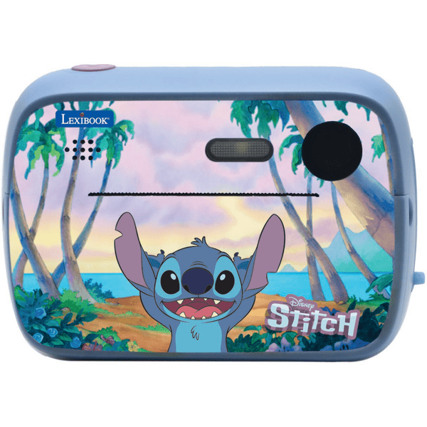 LEXIBOOK Disney Stitch instant print-kamera med selfie-funktion og termopapir