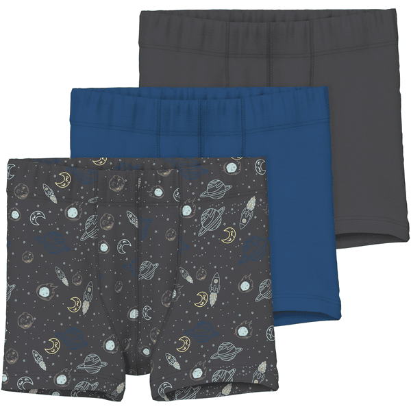 name it Boxershorts 3-pack Gesmeed ijzer