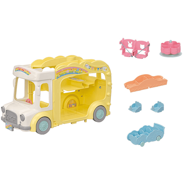 Sylvanian Families ® Eventyrbarnehage Bus Regenbogen