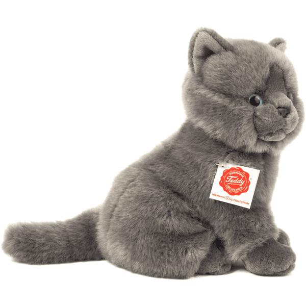 Peluche chat assis pour bebe