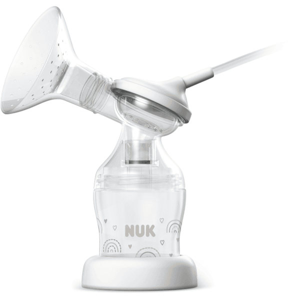 NUK Utvidelsessett for Soft &amp; Easy elektrisk brystpumpe inkl. Perfect Match 150 ml tåteflaske