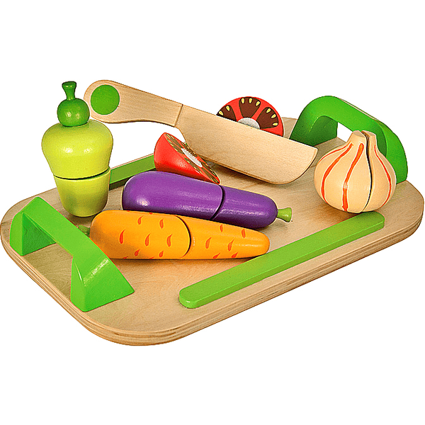 Eichhorn Tagliere giocattolo con verdure, 12 pezzi