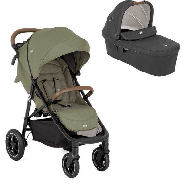 Joie Litetrax Pro Air Rosemary kinderwagen inclusief Ramble XL Shale reiswieg