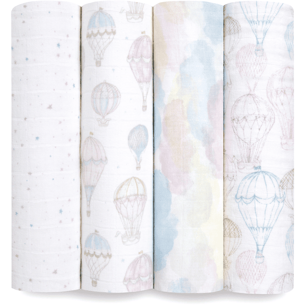 aden + anais™ puckservetter Above the clouds 4-pack