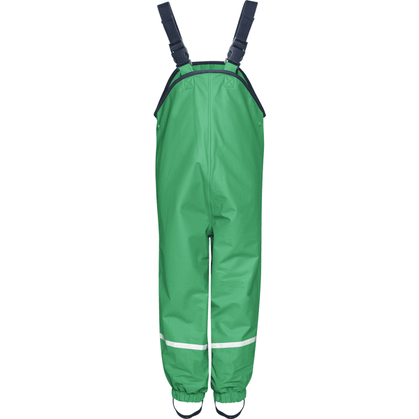Playshoes  Fleecové šortky s náprsenkou zelené