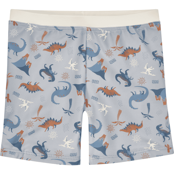 Playshoes UV-Schutz Badeshorts Dino allover blau