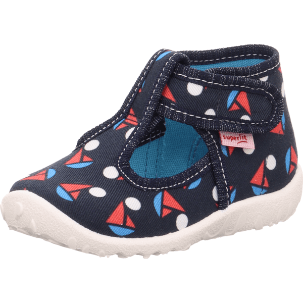 superfit Slipper Spotty statki ciemnoniebieski (średni)