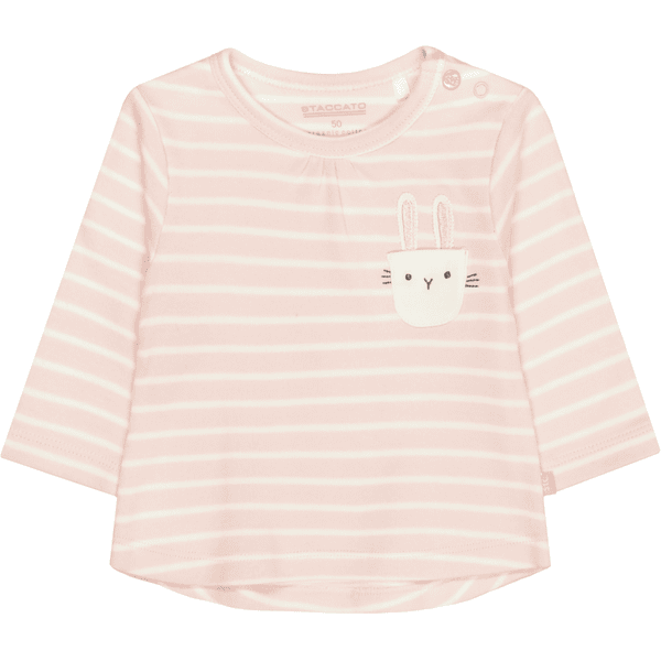 STACCATO  Chemise douce blush rayée