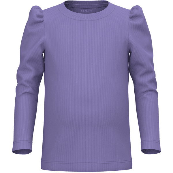 name it Langærmet skjorte Nmflilde Aster Purple 
