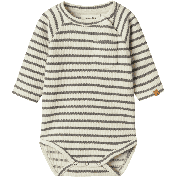 Lil'Atelier Langarmbody Nbmtadeo Turtledove