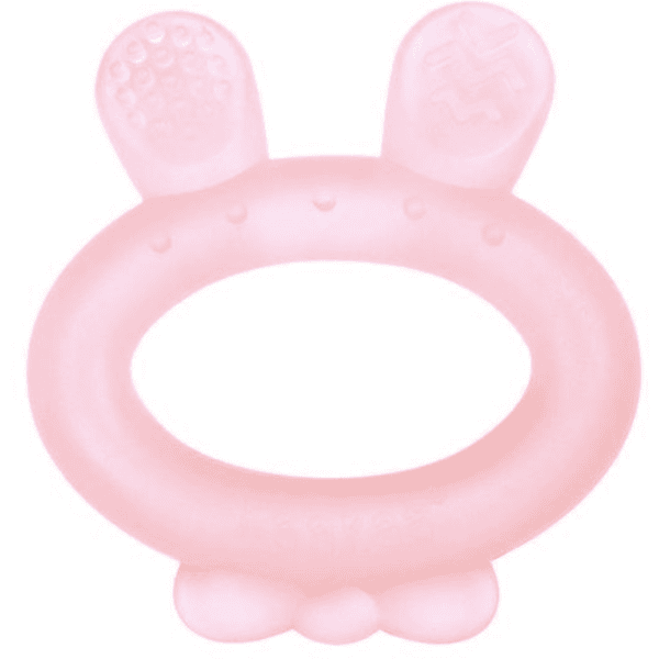haakaa® Pierścień na ząbkowanie królicze ucho, różowy