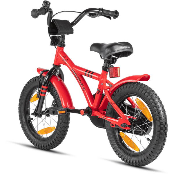 PROMETHEUS BICYCLES V lo enfant HAWK 14 pouces rouge noir