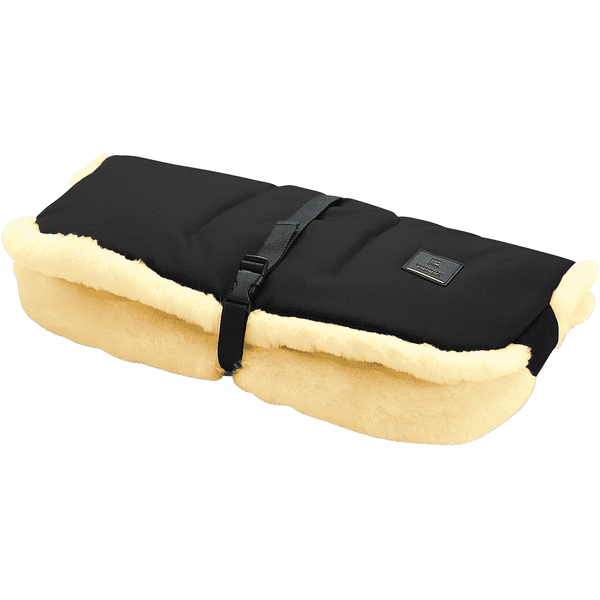 odenwälder Handwarmer lamsvel Muffolo lang black 