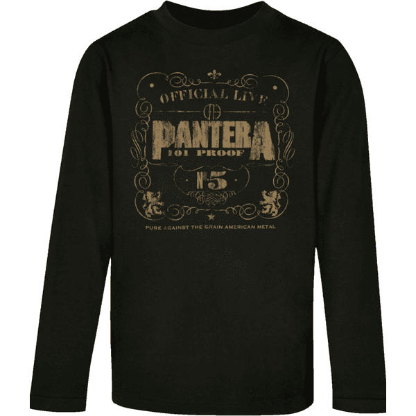 schwarz Longsleeve F4NT4STIC Pantera Shirt