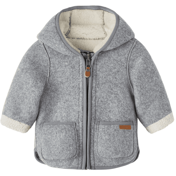 name it Outdoorjacke Nbnmily Grey Melange