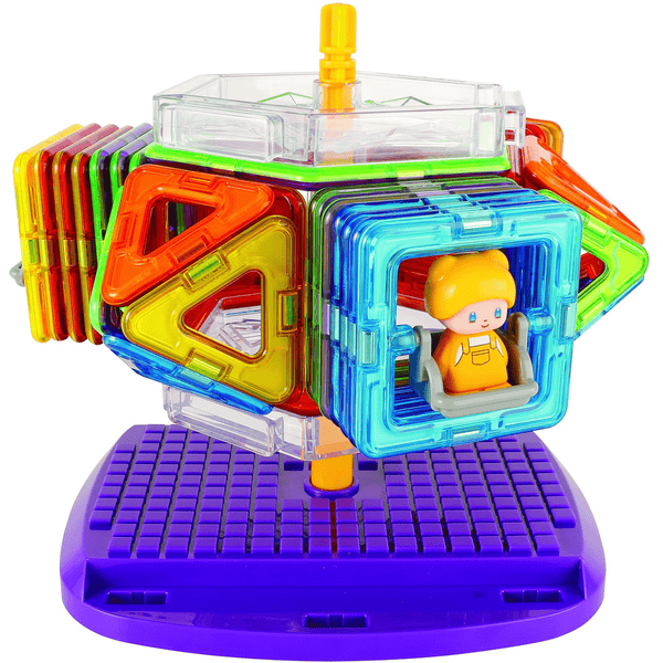 Jeu de Construction Magnétique Magformers Carnaval Set, 46 pièces