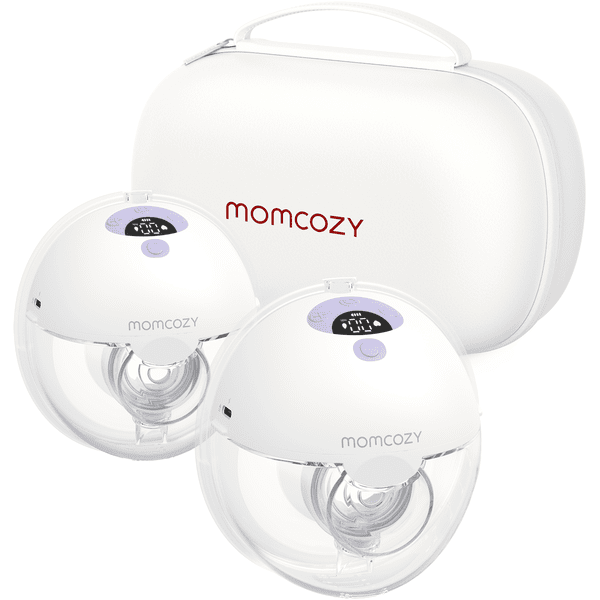 momcozy Doppelmilchpumpe tragbar M5, lila