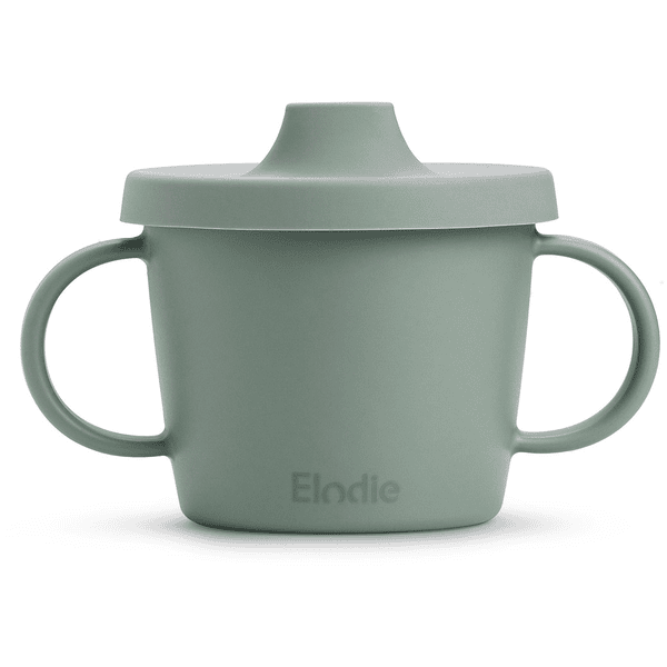 Elodie Drinkbeker met deksel, pebble green 