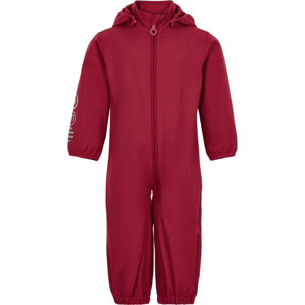 Minymo Combinaison de pluie enfant softshell deep claret