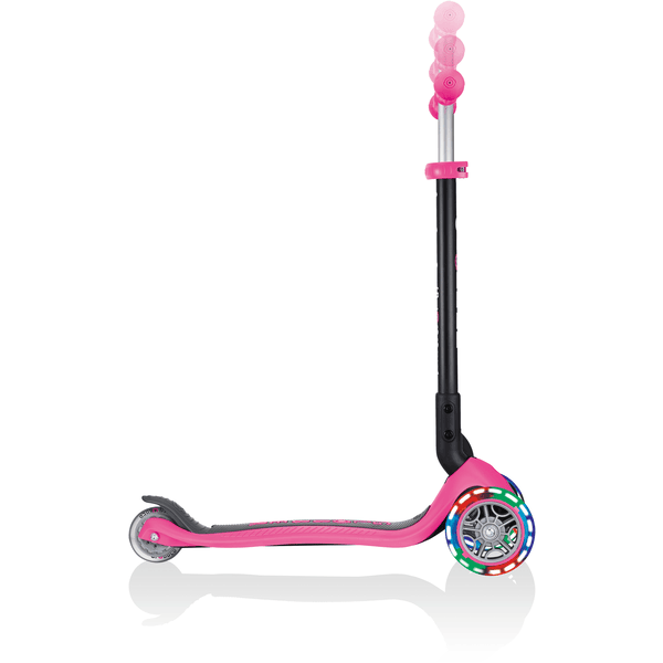 GLOBBER Patinete GO-UP FOLDABLE PLUS LIGHTS pink rueda con luz 