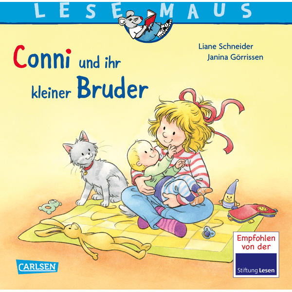 LESEMAUS 23: Conni und ihr kleiner Bruder: Liebenswertes Bilderbuch über Geschwisterchen für Kinder ab 3 Jahren