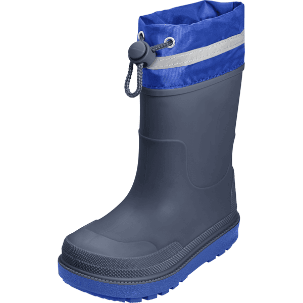 Playshoes Regenstiefel gefüttert marine