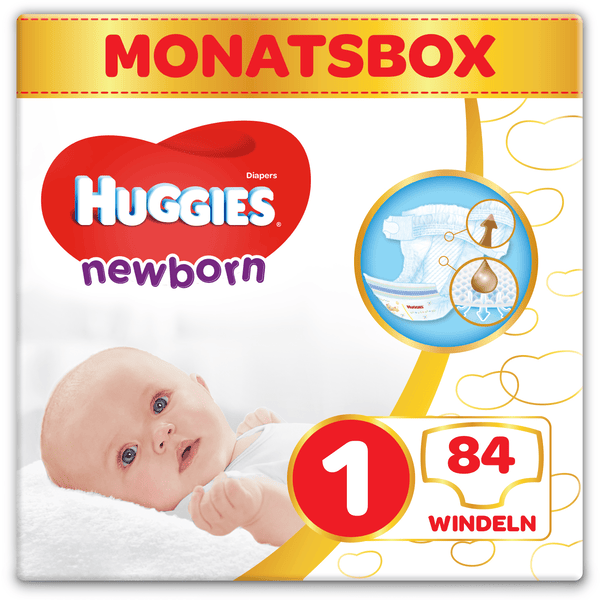 Huggies Newborn Babyluiers voor pasgeborenen Maat 1 84 stuks