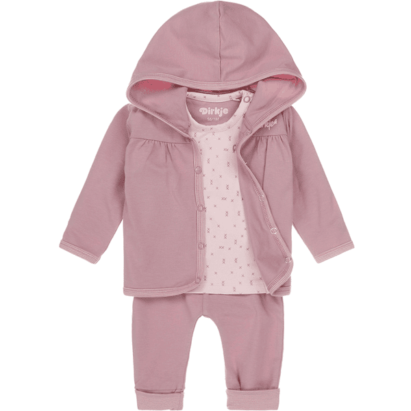 Dirkje Outfit-Set 3-teilig mauve light pink