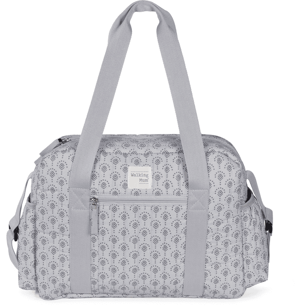 Walking Mum Bolsa para pañales Indian Ash grey