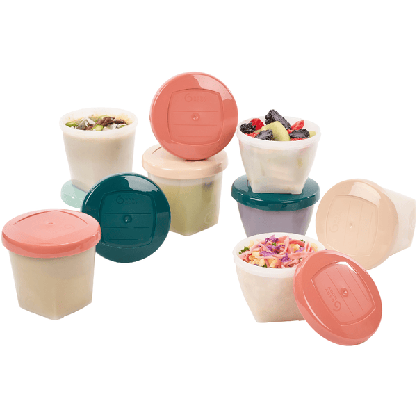 BADABULLE Pots de conservation repas bébé Babybols bio lot de 16